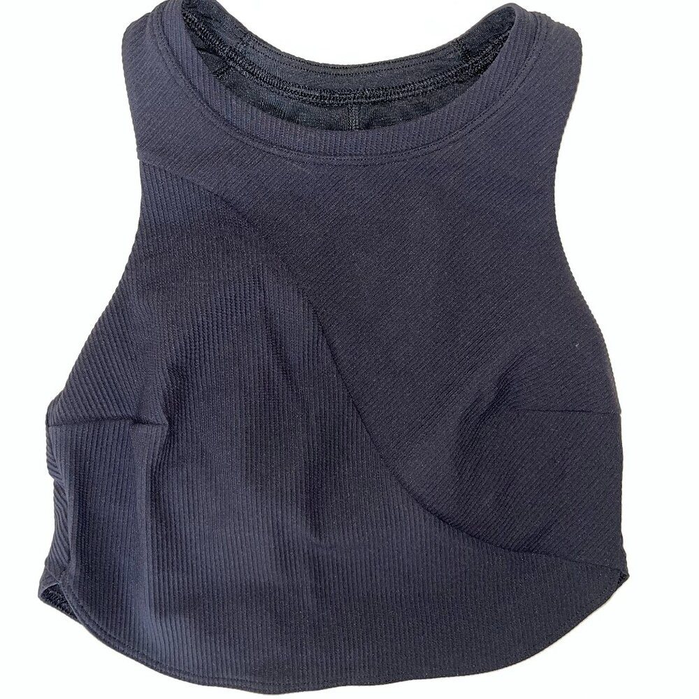 Lululemon ribbed cropped tank